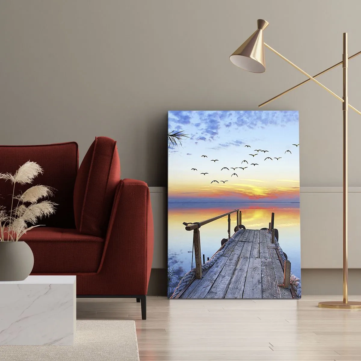 Impression sur toile - Image sur toile - Il est temps de rentrer... - 45x80 cm