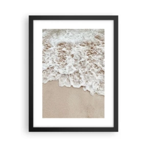 Affiche dans un cadre noir - Poster - Je reviens tout de suite - 30x40 cm