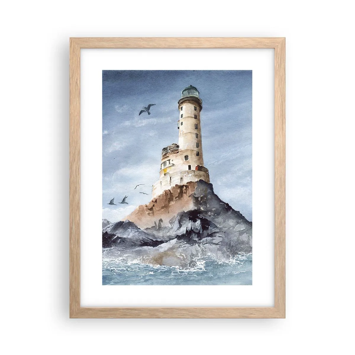 Affiche dans un chêne clair - Poster - Invincible - 30x40 cm