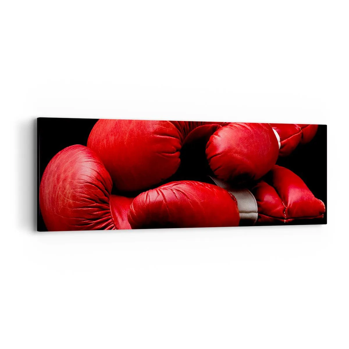 Impression sur toile - Image sur toile - Les émotions du combat sont derrière nous - 90x30 cm