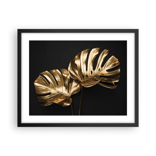 Affiche dans un cadre noir - Poster - Les trésors de la nature - 50x40 cm