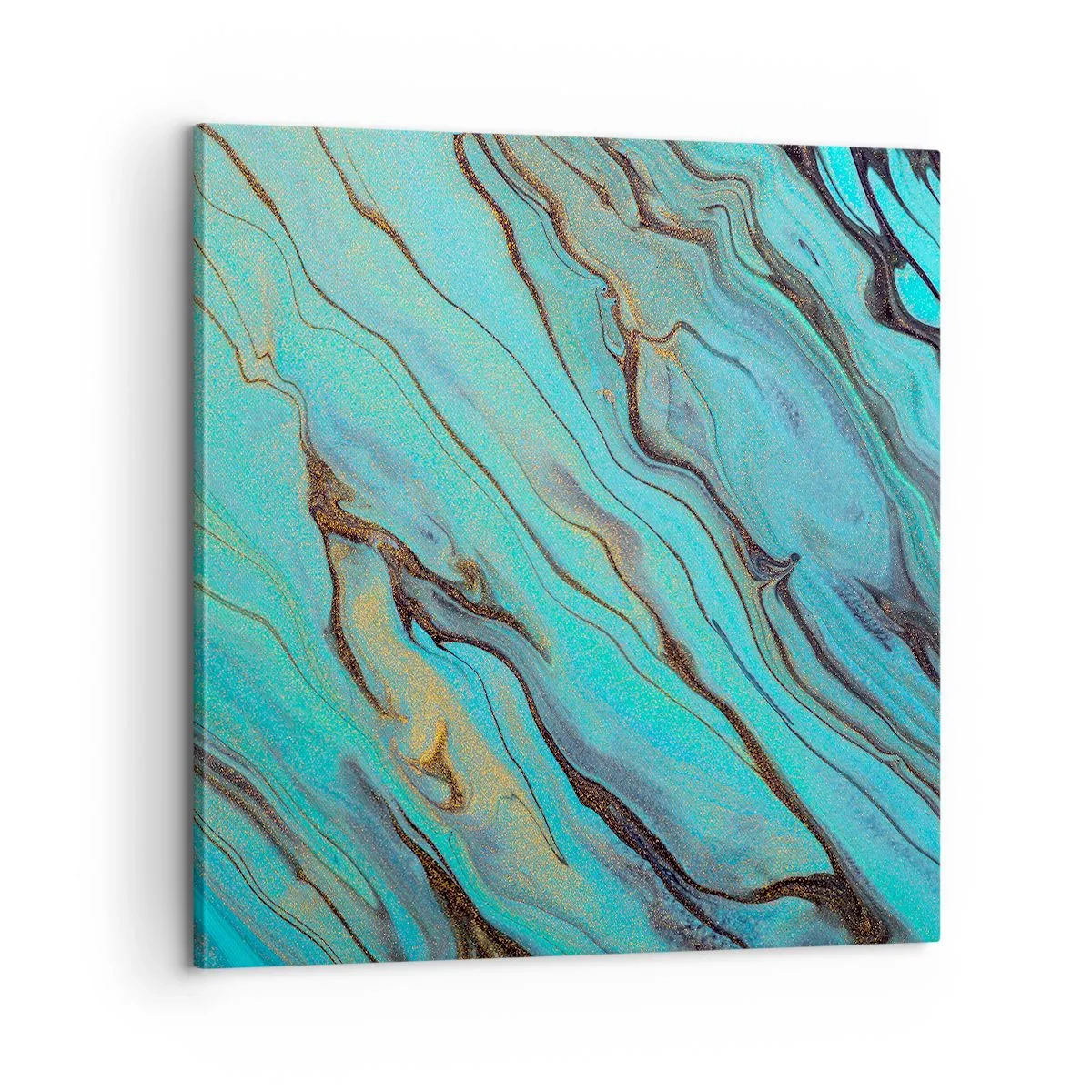 Impression sur toile - Image sur toile - Marée turquoise - 60x60 cm