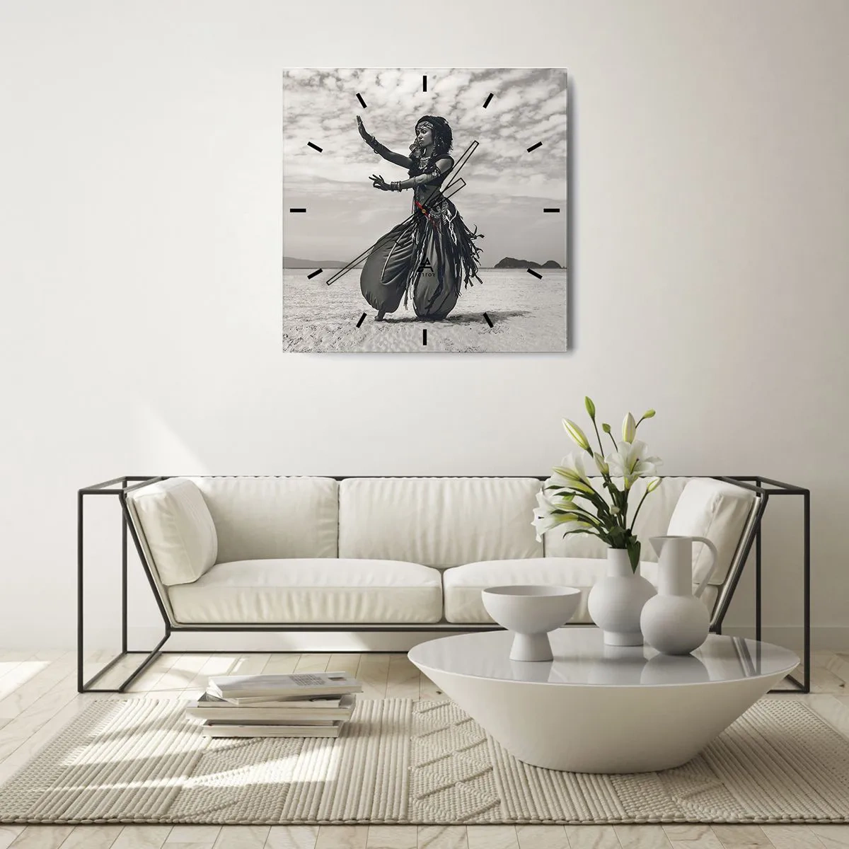 Horloge murale - Pendule murale - Danse des îles du sud - 40x40 cm