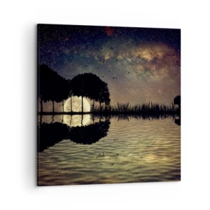Impression sur toile - Image sur toile - Nuit au bout du monde - 50x50 cm
