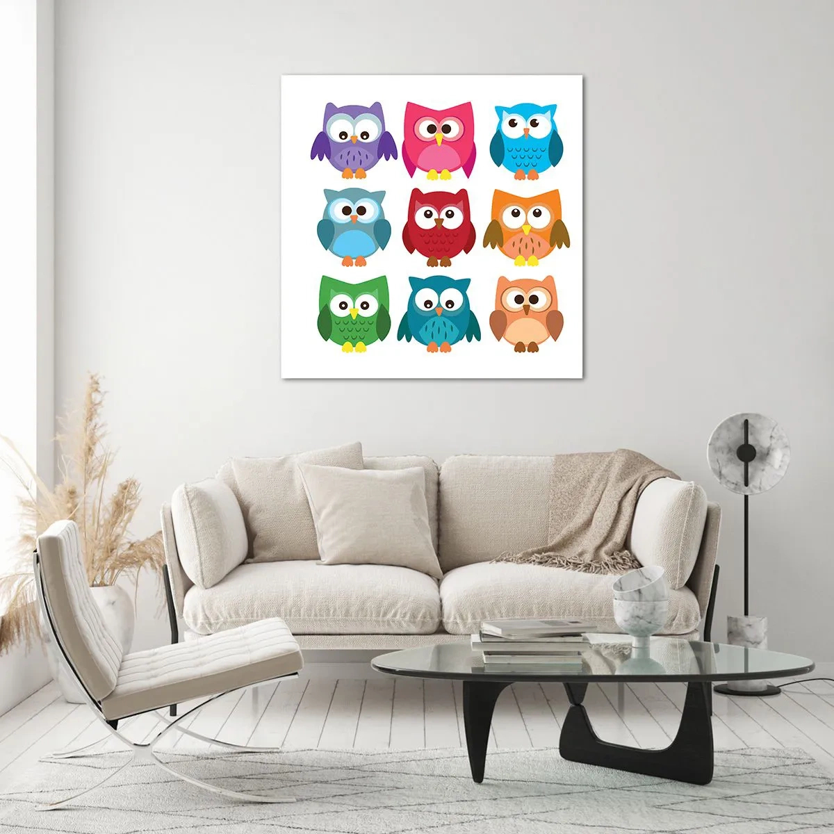 Impression sur verre - Image sur verre - C'est amusant d'être différent - 50x50 cm