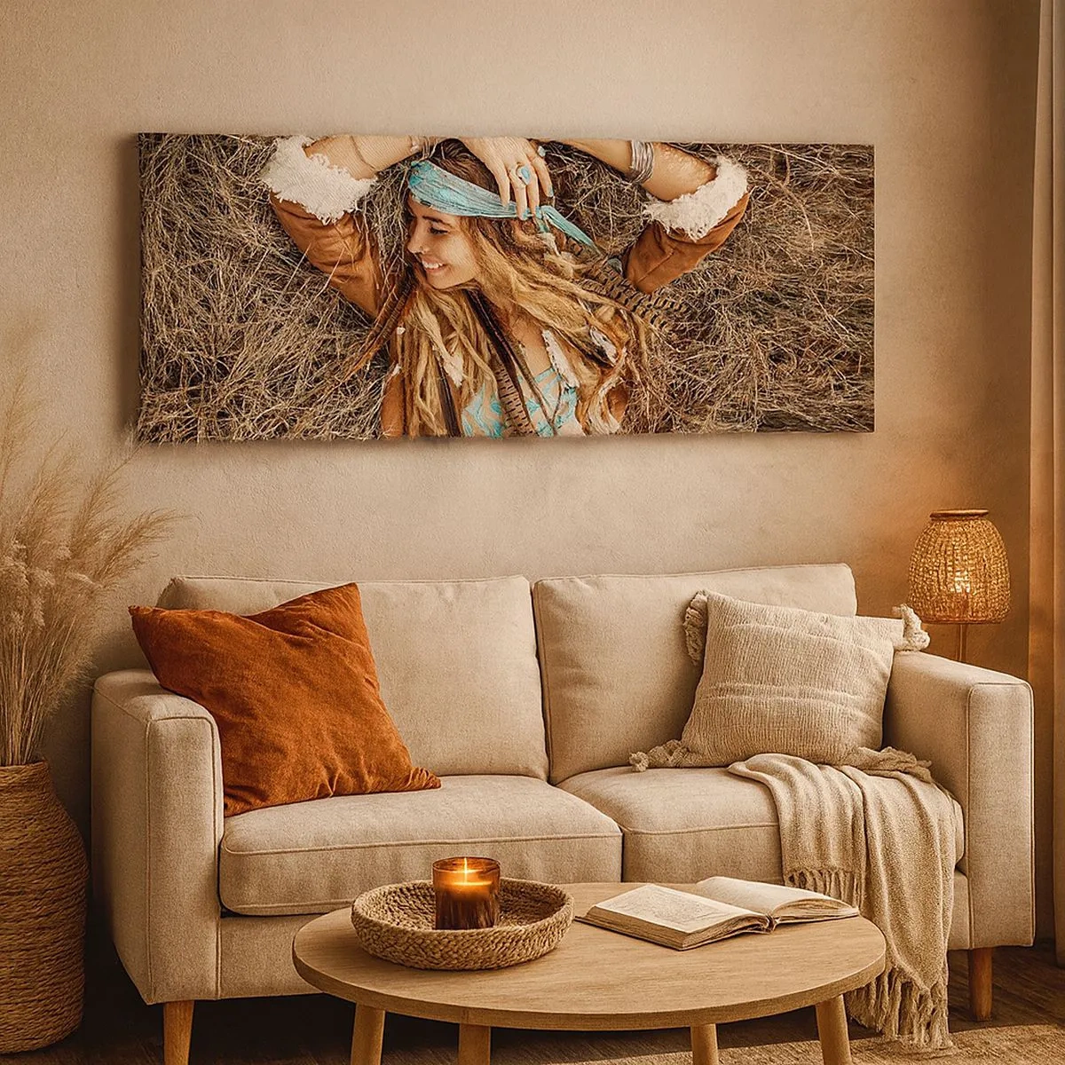 Impression sur toile - Image sur toile - En route vers les années d'amour - 100x40 cm