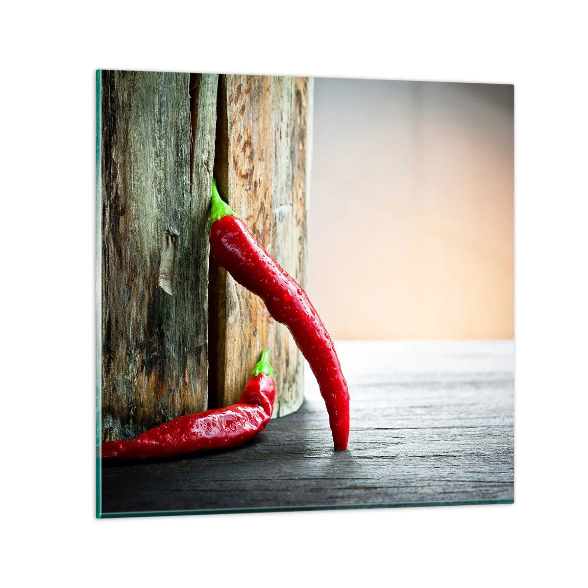 Impression sur verre - Image sur verre - Red hot chili peppers - 30x30 cm