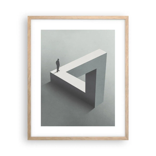 Affiche dans un chêne clair - Poster - Mais c'est possible - 40x50 cm