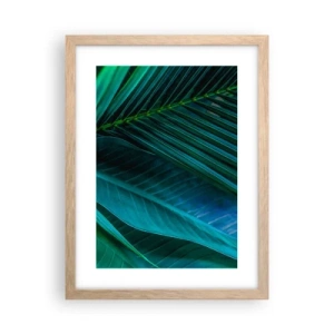 Affiche dans un chêne clair - Poster - L'anatomie du vert - 30x40 cm