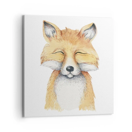 Impression sur toile - Image sur toile - Humeurs de renard - 50x50 cm