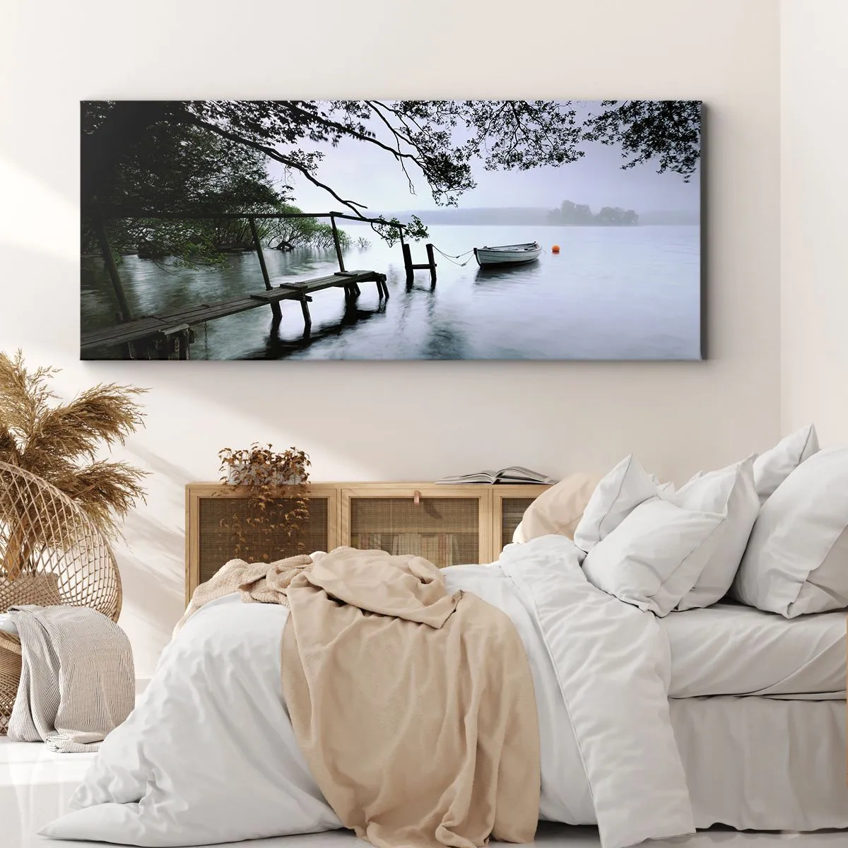 Impression sur toile - Image sur toile - Tu te reposes déjà - 100x40 cm