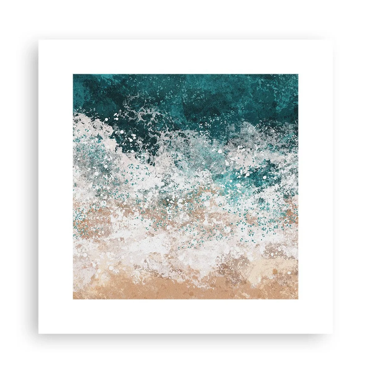 Affiche - Poster - Histoires de la mer - 30x30 cm