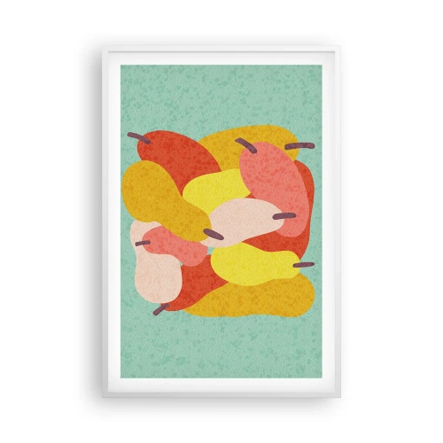 Affiche dans un cadre blanc - Poster - Essayez le soleil d'été - 61x91 cm