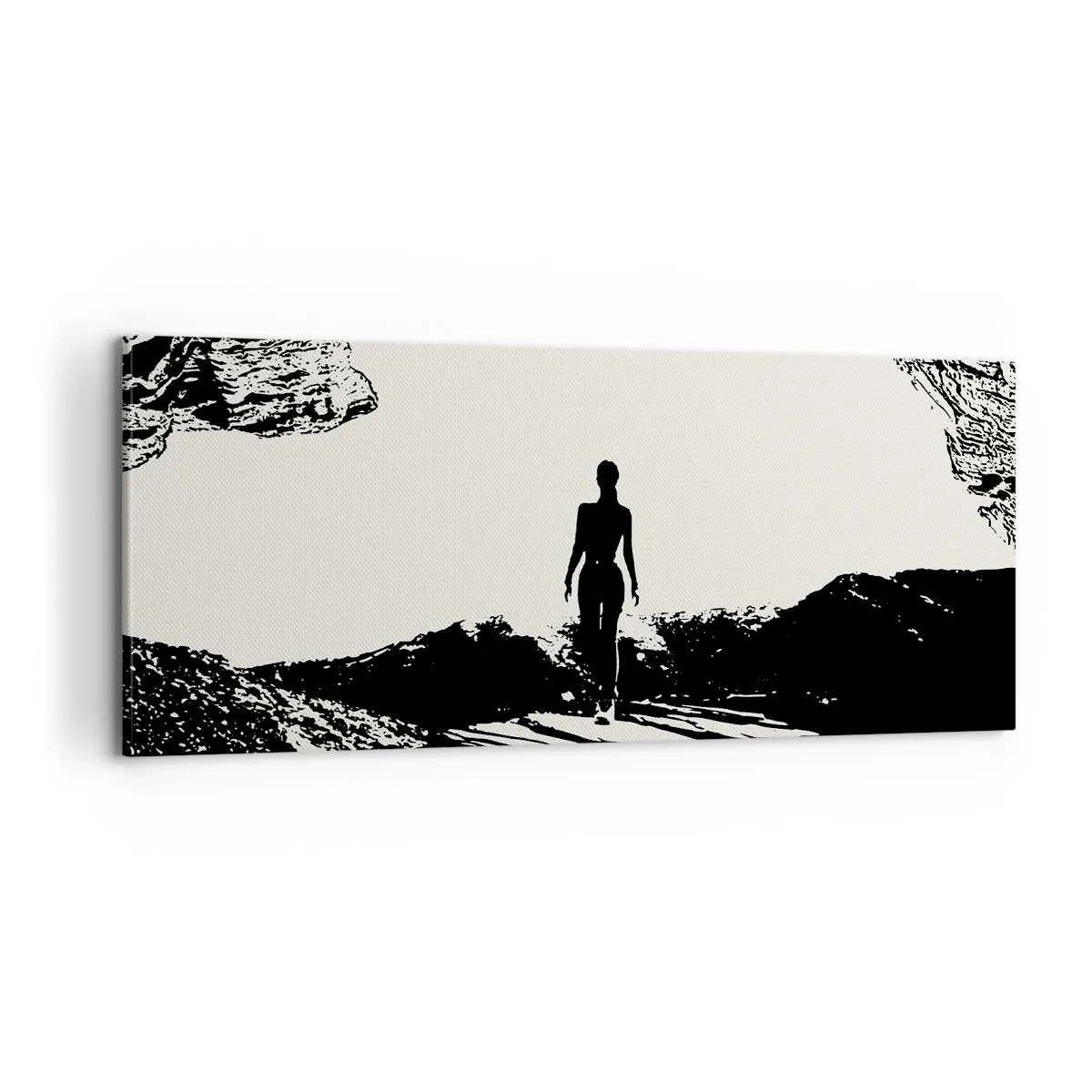 Impression sur toile - Image sur toile - Nouveau look - 100x40 cm