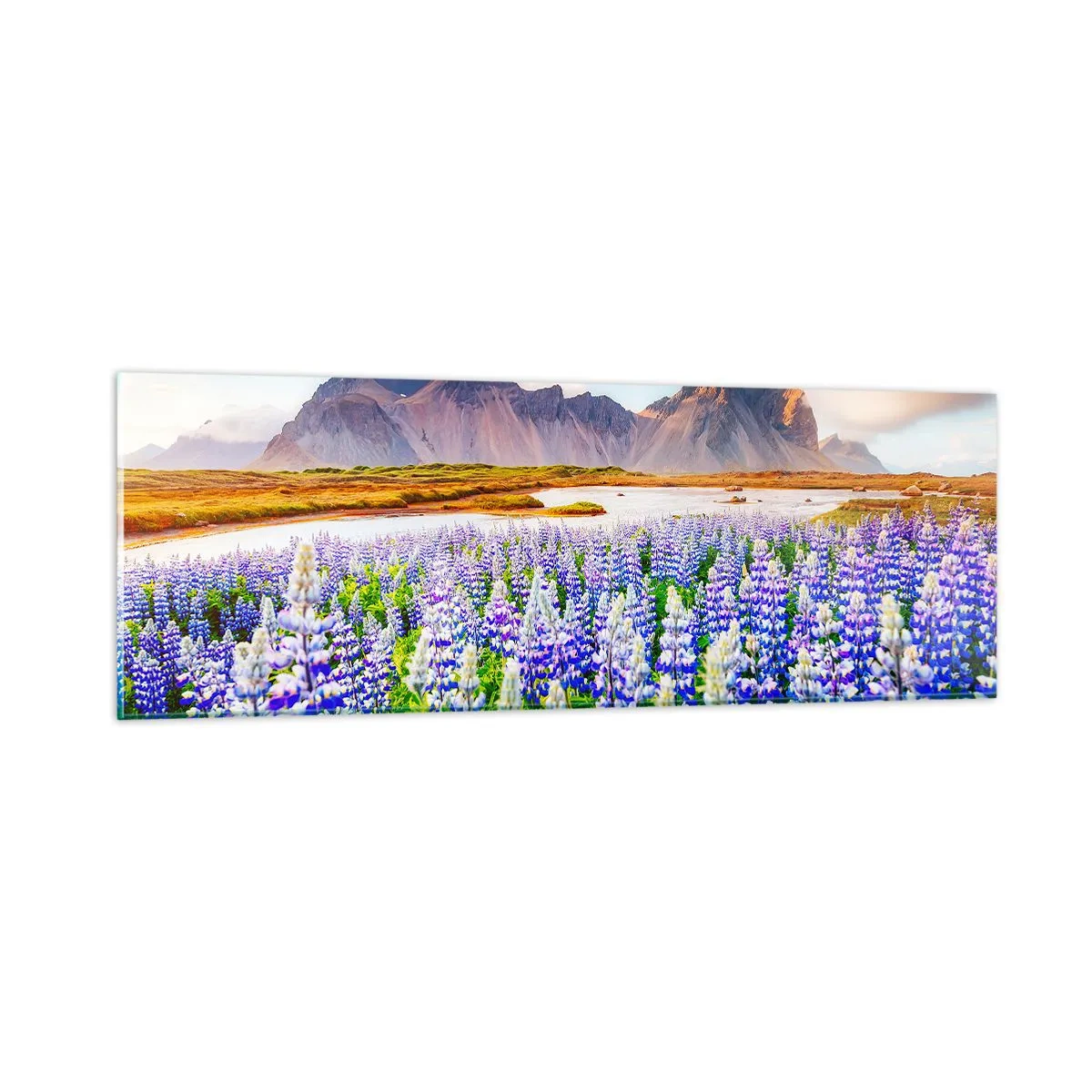 Impression sur verre - Image sur verre - La force et l'austérité côtoient la douceur - 90x30 cm