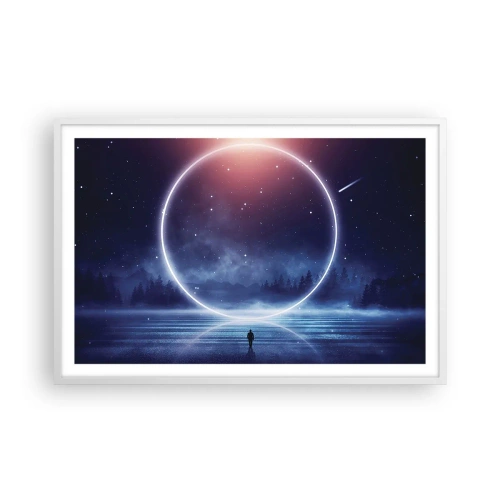 Affiche dans un cadre blanc - Poster - Ils sont déjà là... - 91x61 cm