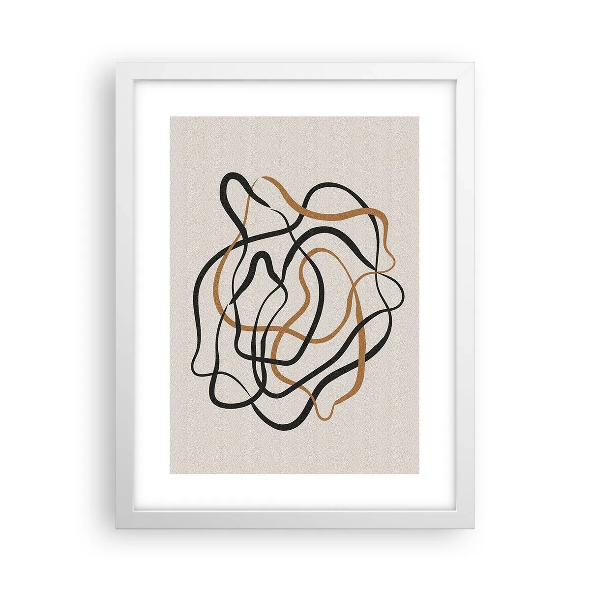 Affiche dans un cadre blanc - Poster - Tout s'est mal déroulé - 30x40 cm