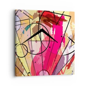 Impression sur toile - Image sur toile - Explosion - 30x30 cm