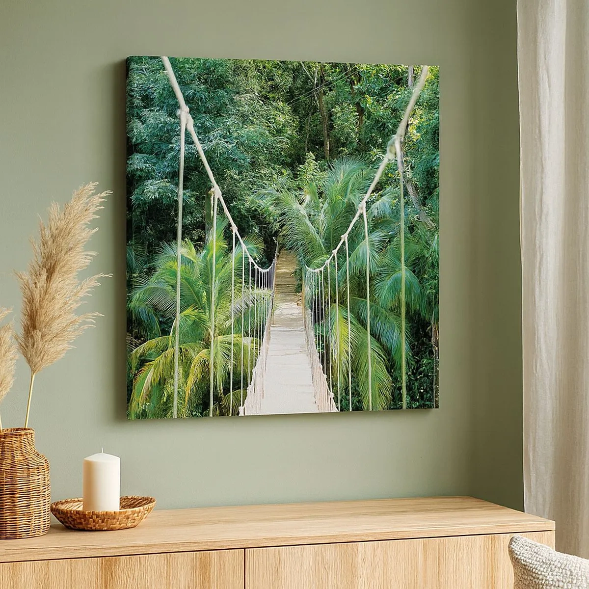 Impression sur toile - Image sur toile - Welcome to the jungle! - 30x30 cm