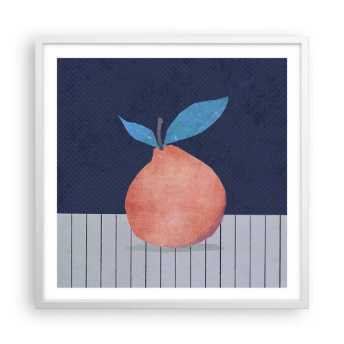 Affiche dans un cadre blanc - Poster - Convexité et plan - 60x60 cm