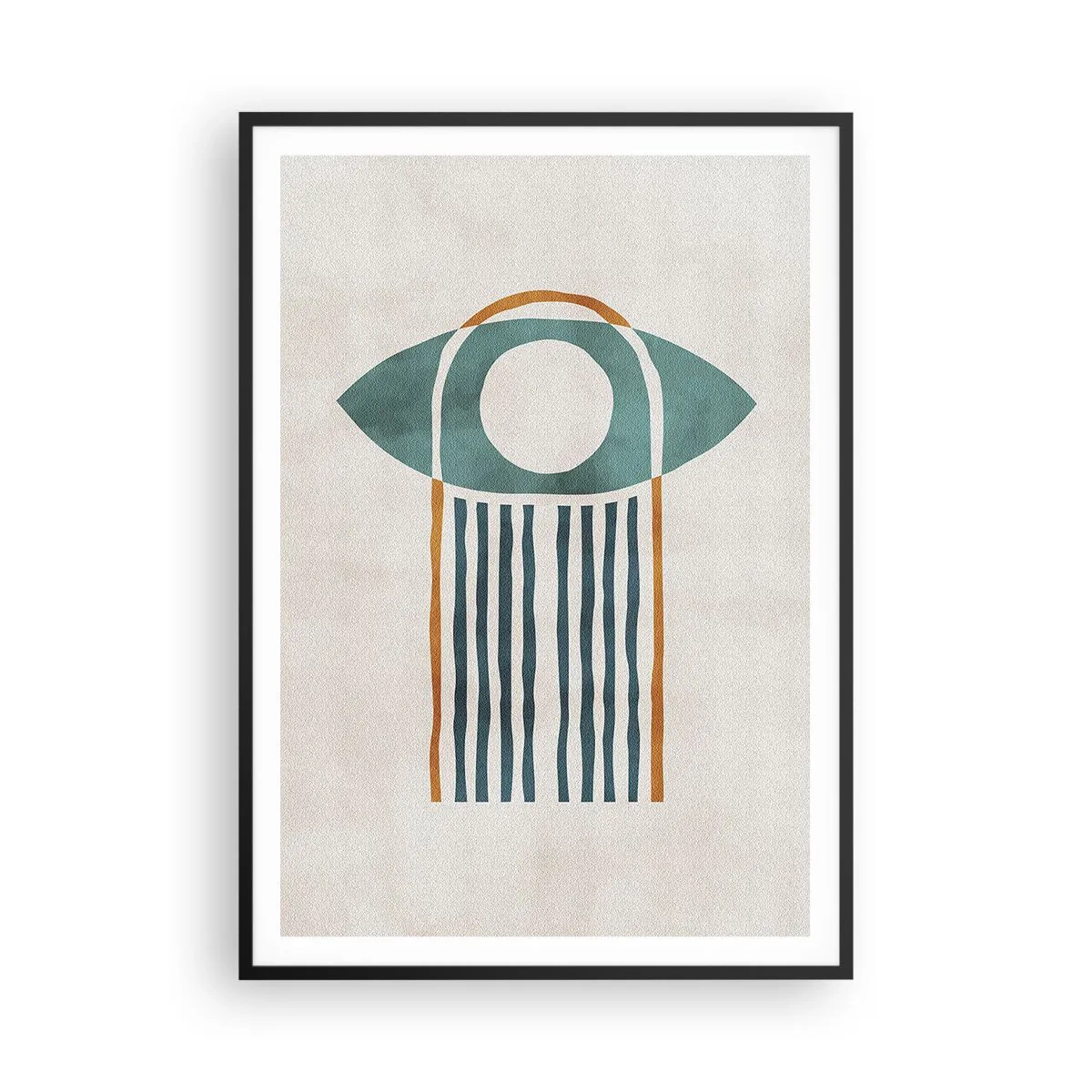 Affiche dans un cadre noir - Poster - Signes et rituels - 70x100 cm