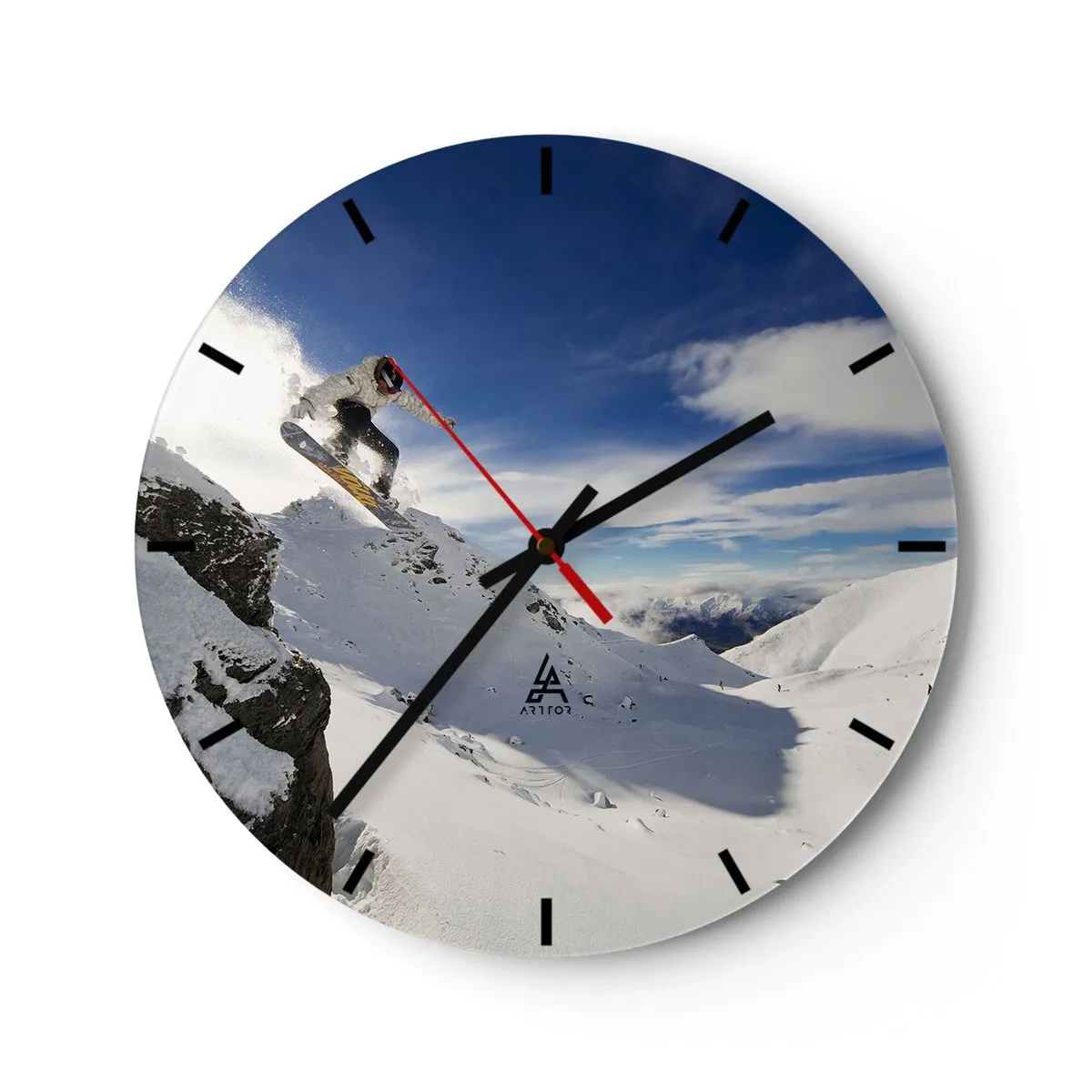 Horloge murale - Pendule murale - Liberté sans limite - 40x40 cm