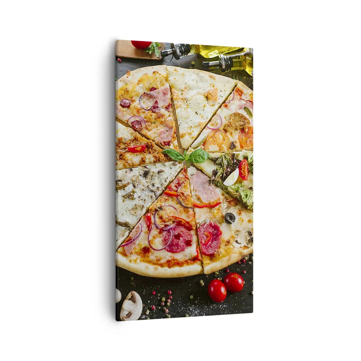 Impression sur toile - Image sur toile - Une gamme de saveurs - 55x100 cm