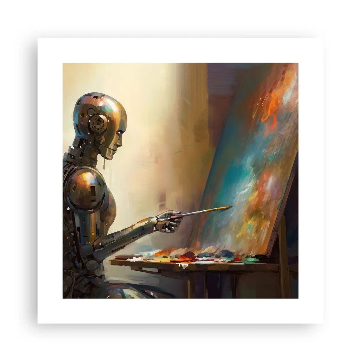 Affiche - Poster - L'art du futur - 40x40 cm