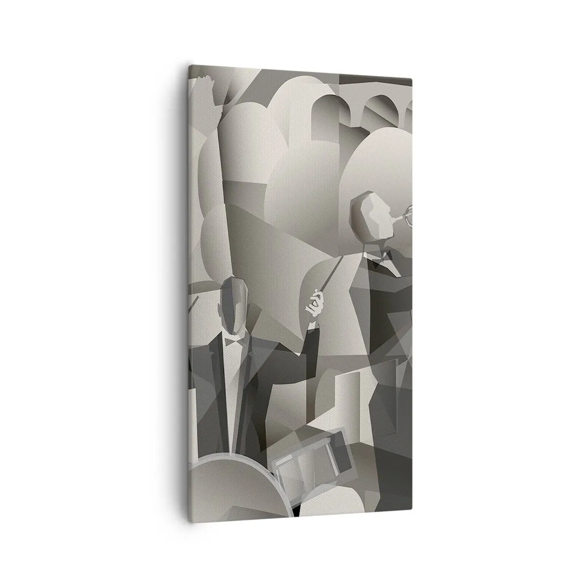 Impression sur toile - Image sur toile - Dans l'espace des sons - 55x100 cm