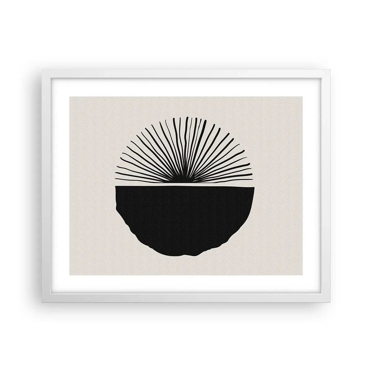 Affiche dans un cadre blanc - Poster - Une gamme de possibilités - 50x40 cm