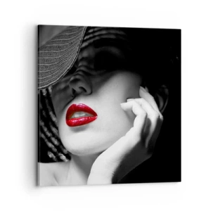 Impression sur toile - Image sur toile - Étude écarlate - 70x70 cm