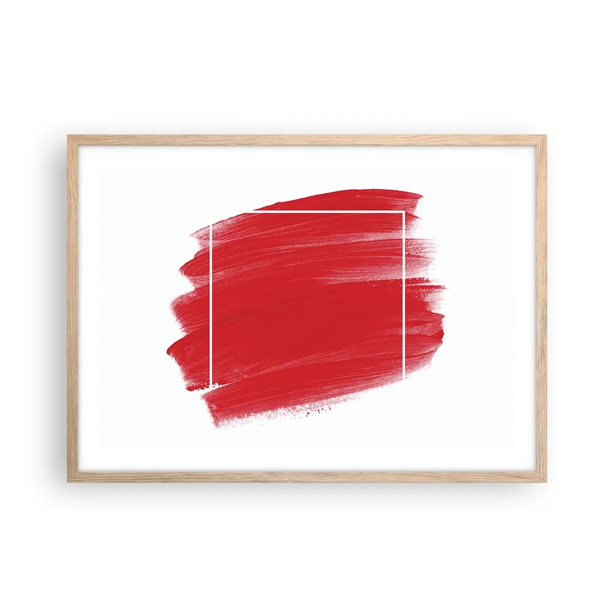 Affiche dans un chêne clair - Poster - En dehors du cadre - 70x50 cm