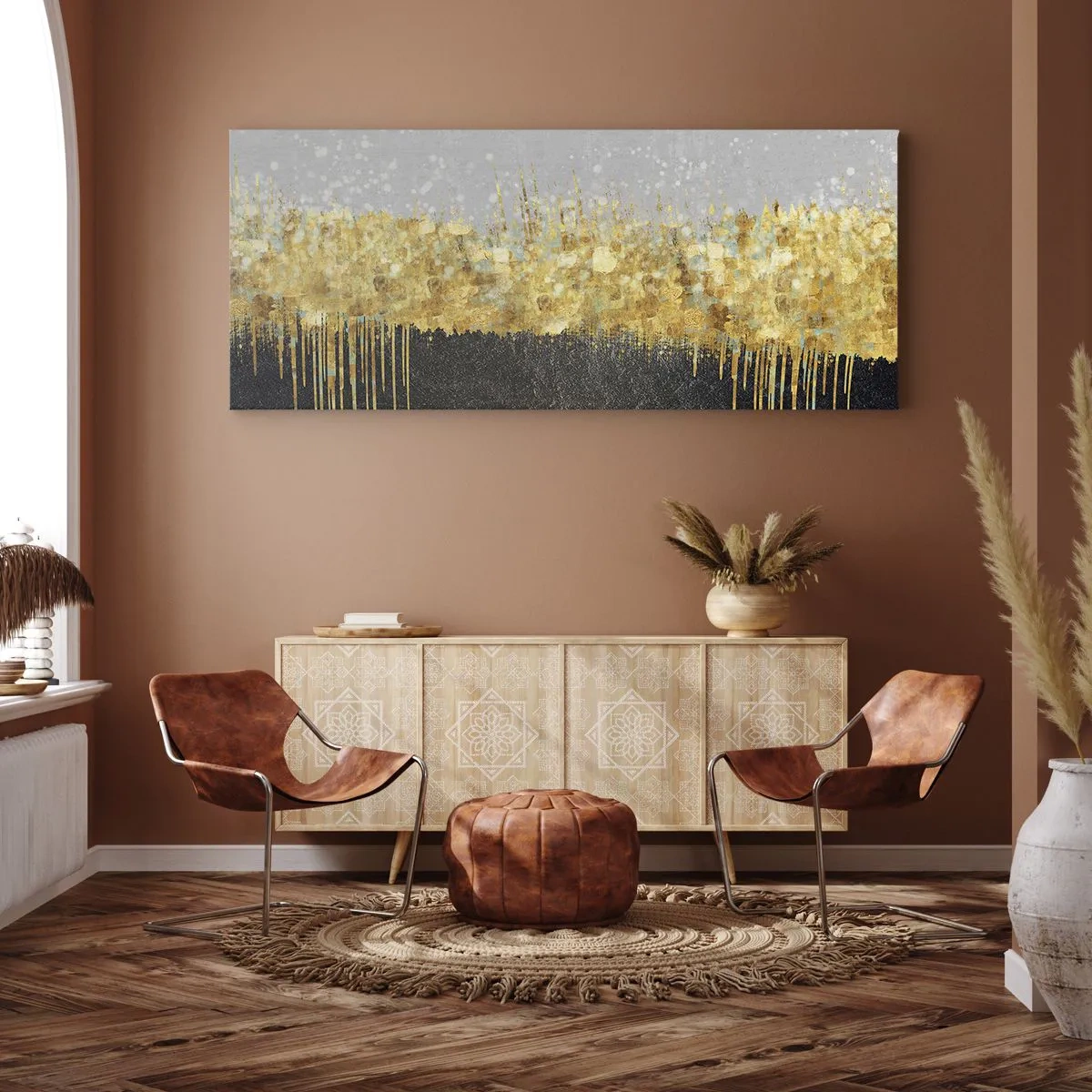 Impression sur toile - Image sur toile - Vers l'intérieur et vers le haut - 90x30 cm