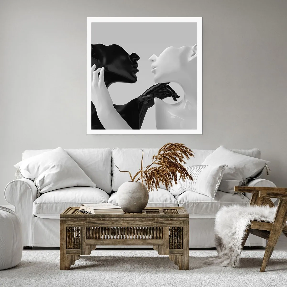 Affiche - Poster - Attraction - désir - 30x30 cm