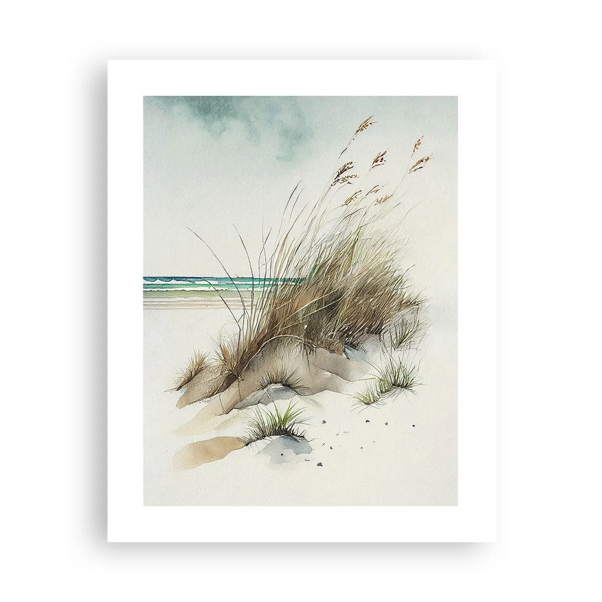 Affiche - Poster - Recouvert de sable - 40x50 cm