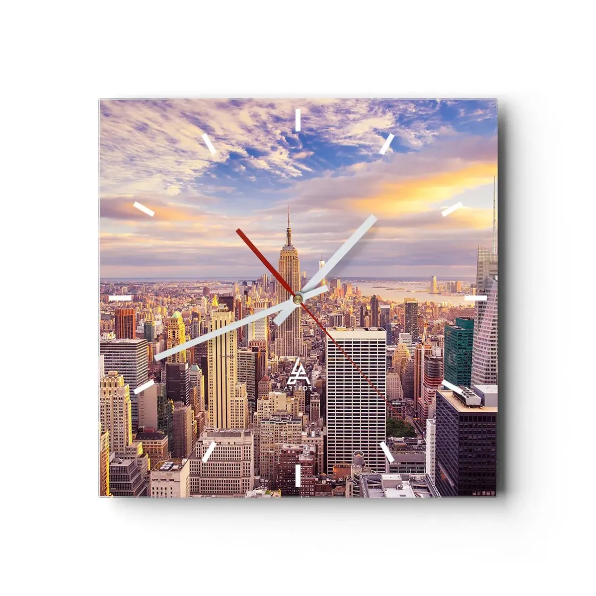 Horloge murale - Pendule murale - Atteindre les nuages ​​eux-mêmes - 40x40 cm