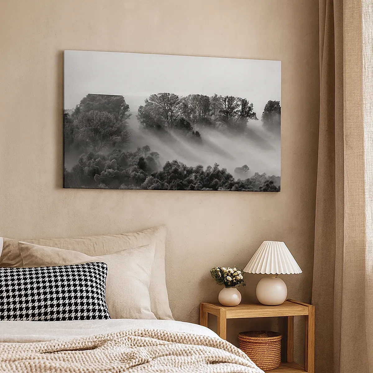 Impression sur toile - Image sur toile - Sortir de son sommeil - 30x30 cm