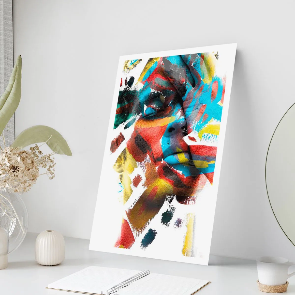Affiche - Poster - Personnalité colorée - 40x50 cm
