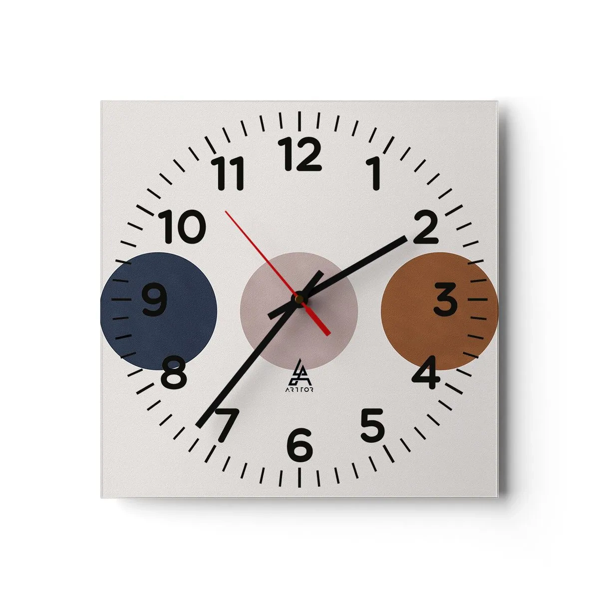 Horloge murale - Pendule murale - Symbole d'excellence - 30x30 cm