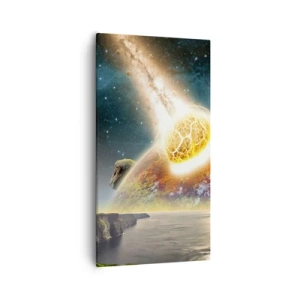 Impression sur toile - Image sur toile - Drame spatial - 55x100 cm