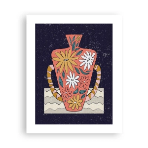 Affiche - Poster - Cruche peinte - 40x50 cm