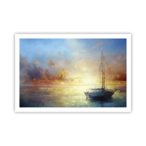 Affiche - Poster - Dans une baie dorée - 91x61 cm