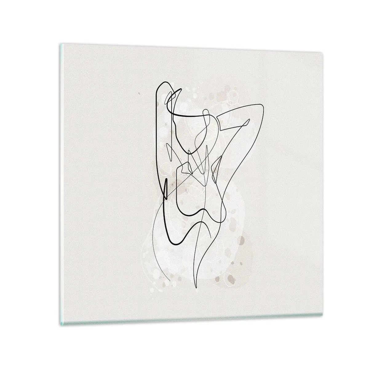 Impression sur verre - Image sur verre - L'art de la séduction - 30x30 cm