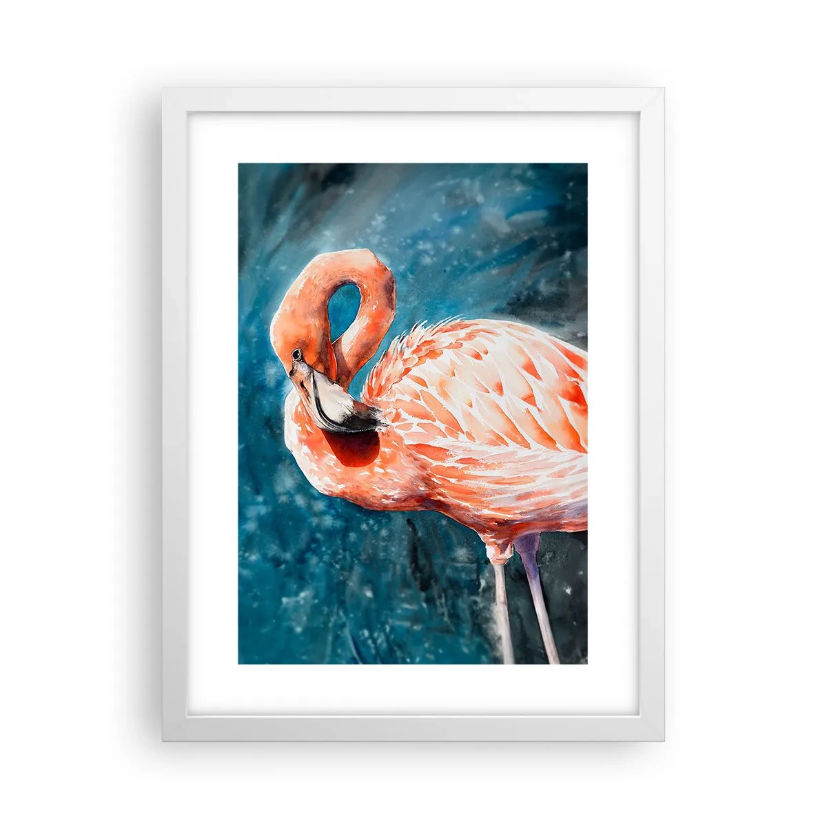 Affiche dans un cadre blanc - Poster - Décoratif par nature - 30x40 cm