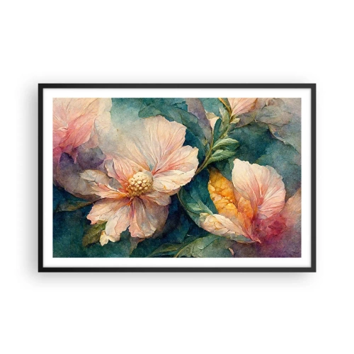 Affiche dans un cadre noir - Poster - Uniquement de la subtilité - 91x61 cm