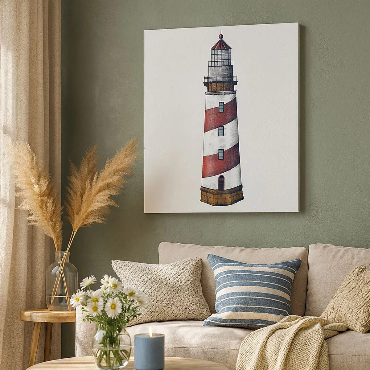 Impression sur toile - Image sur toile - Toujours sur ses gardes - 30x30 cm