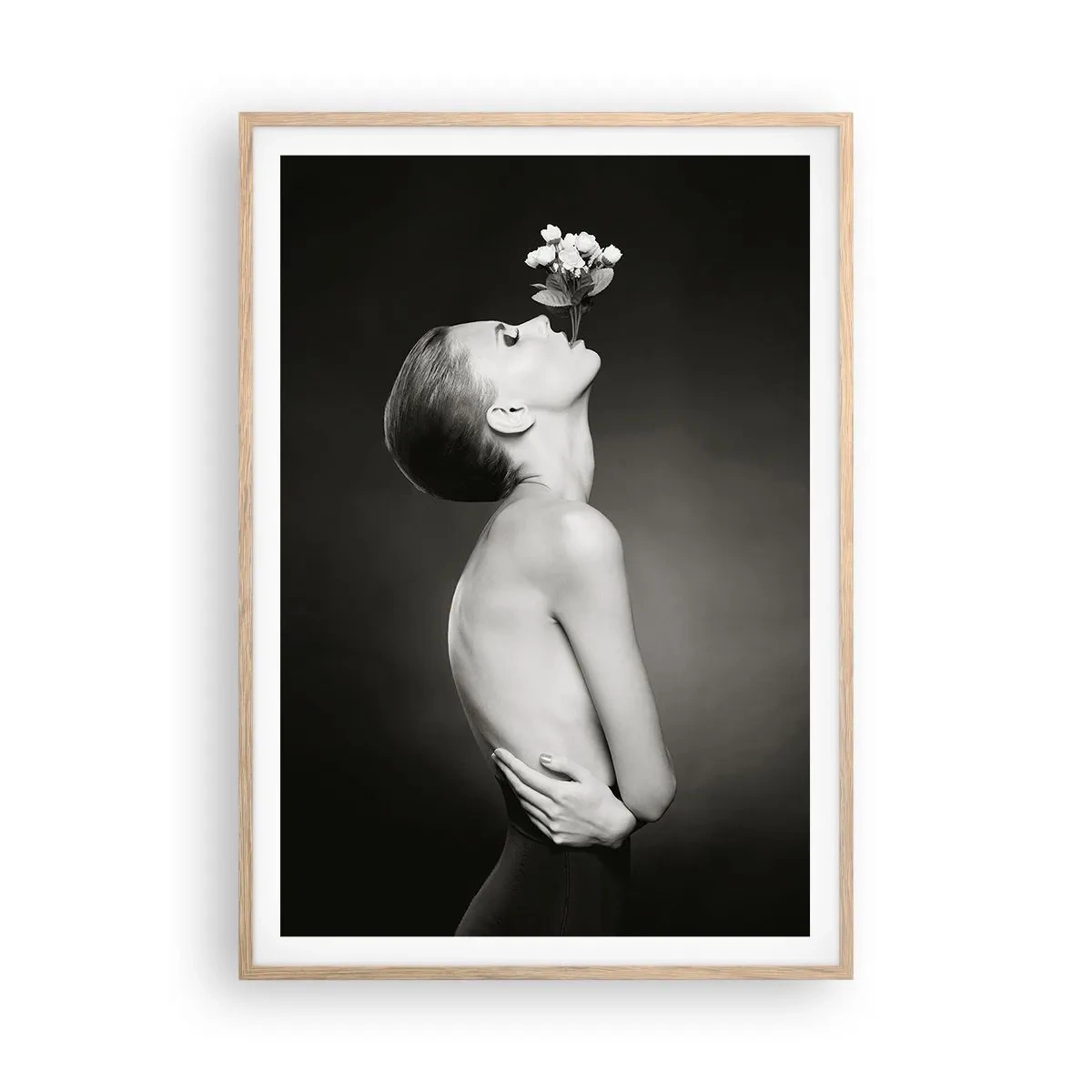 Affiche dans un chêne clair - Poster - Elégance excentrique - 70x100 cm