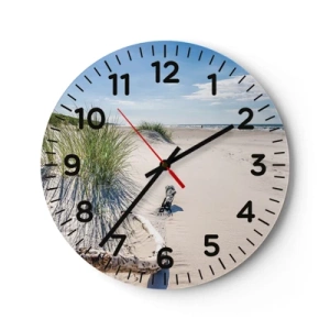 Horloge murale - Pendule murale - La plus belle? La Baltique - 40x40 cm