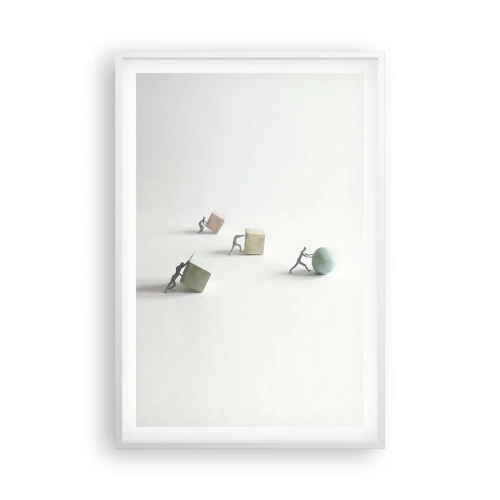 Affiche dans un cadre blanc - Poster - Rien que la vie - 61x91 cm