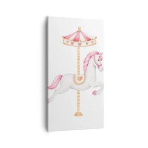 Impression sur toile - Image sur toile - Les sabots en avant - 55x100 cm